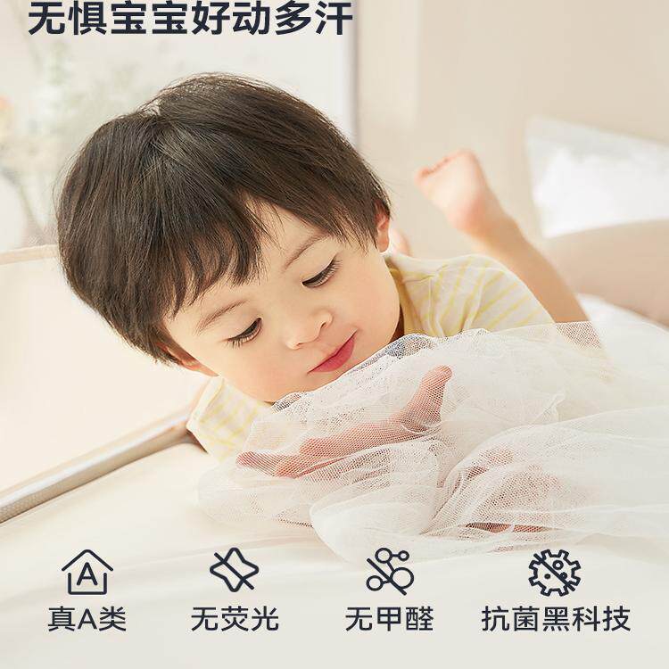 东南亚跨境新款家用卧室婴儿童全底防掉床1米8床免安装防摔蚊帐