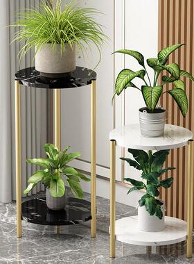 现代花架子客厅落地式置物架阳台简约花盆架多肉花架室内阳光盆景