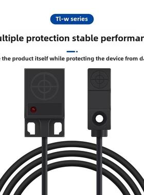 贝尔美接近开关Tl-W5Mc1传感器开关方形传感器Dc10V-36V
