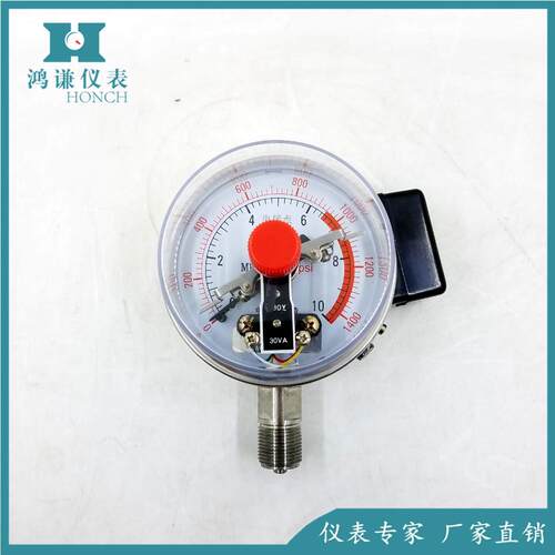 定制YTX-100全不锈钢电接点系列压力表常州Y-100B