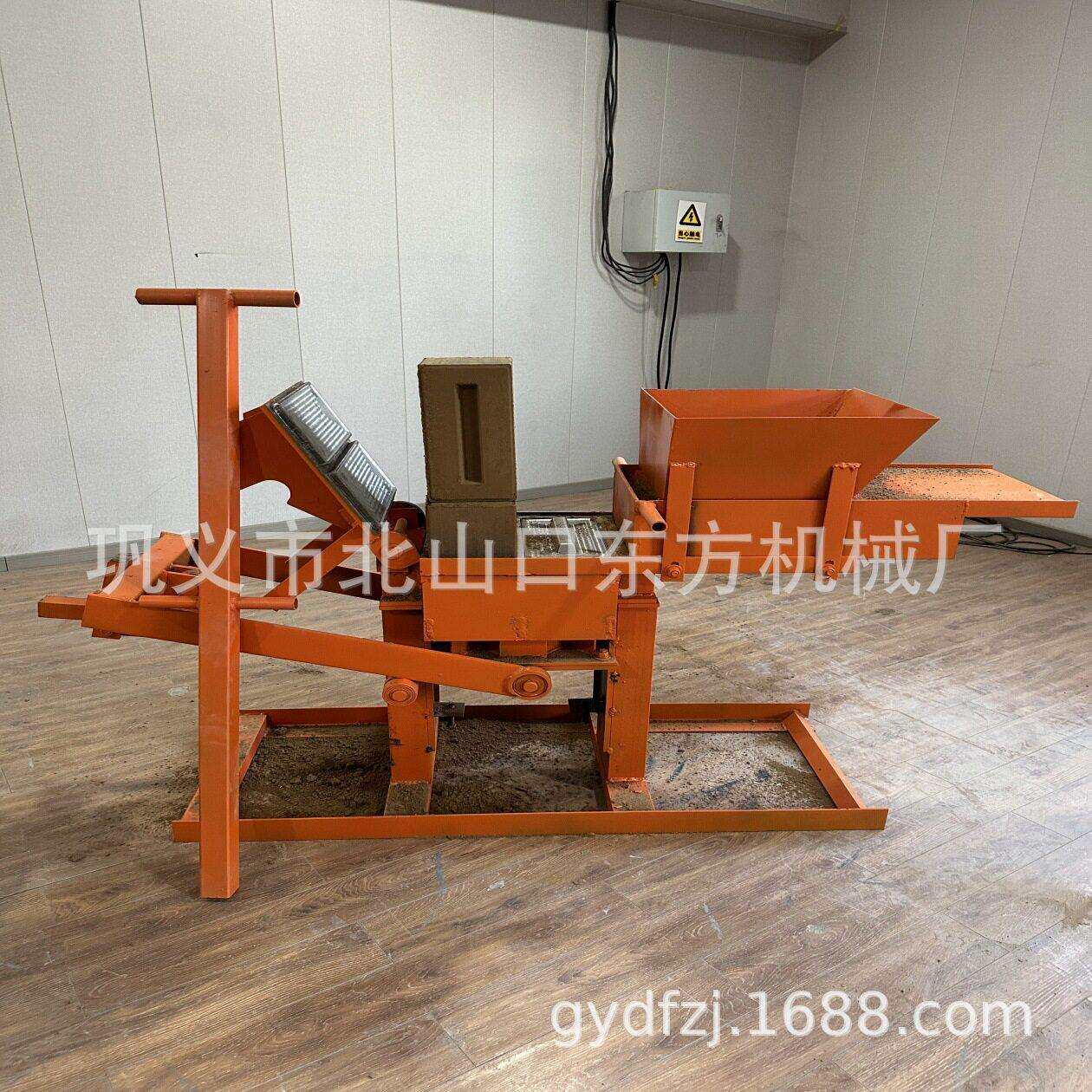 无需用电手动粘土砖机 空心实心泥土成型机 规格多样泥巴砖机