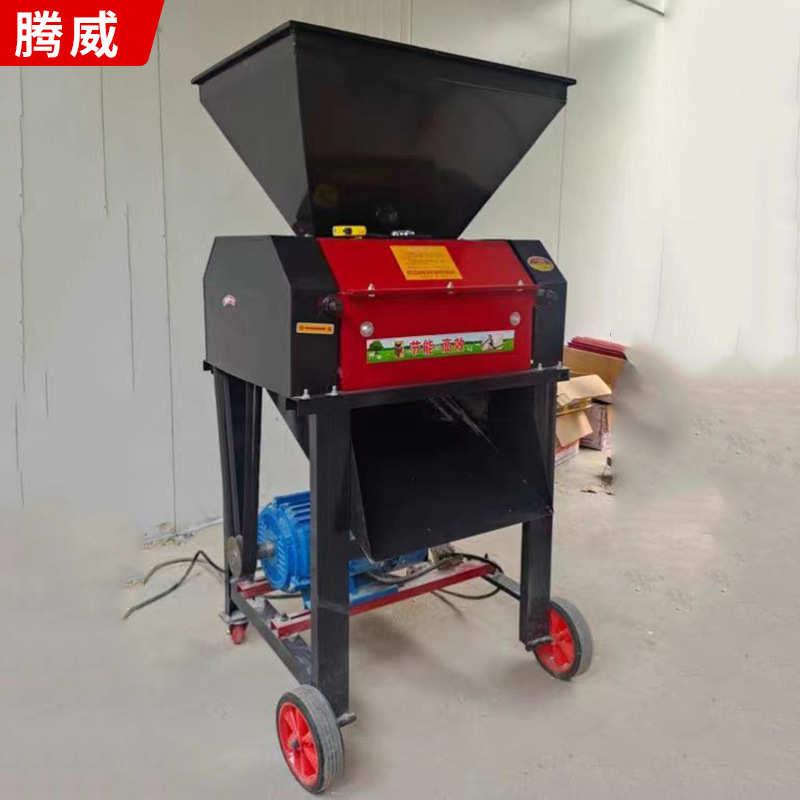 大豆养殖小麦电粉碎机相酿酒粮食机挤扁鸡鸭高粱花生破碎机两三