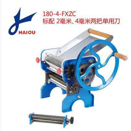 鸥180海-4轴承型压面机用手动面家条机商用78饺型子皮机拉面机