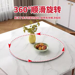 桌转盘家用旋转圆木板简294饭桌约转台大圆桌饭店酒盘店台面圆餐