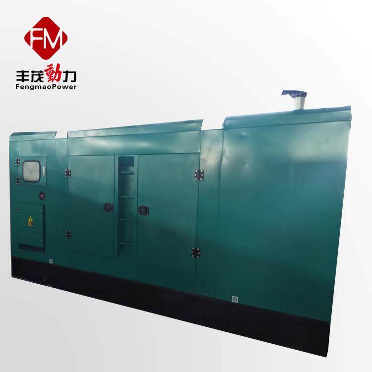 商厦备用型发电机组斯太尔300kw潍坊300kw柴油发电机组静音箱机组