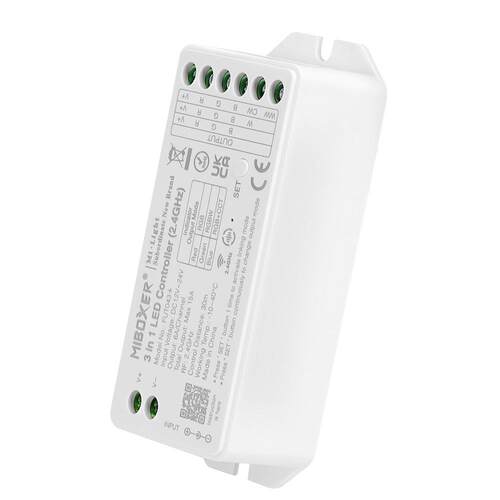 milight 三合一 RGB RGBW RGB+CCT 控制器 led灯带控制器FUT043+