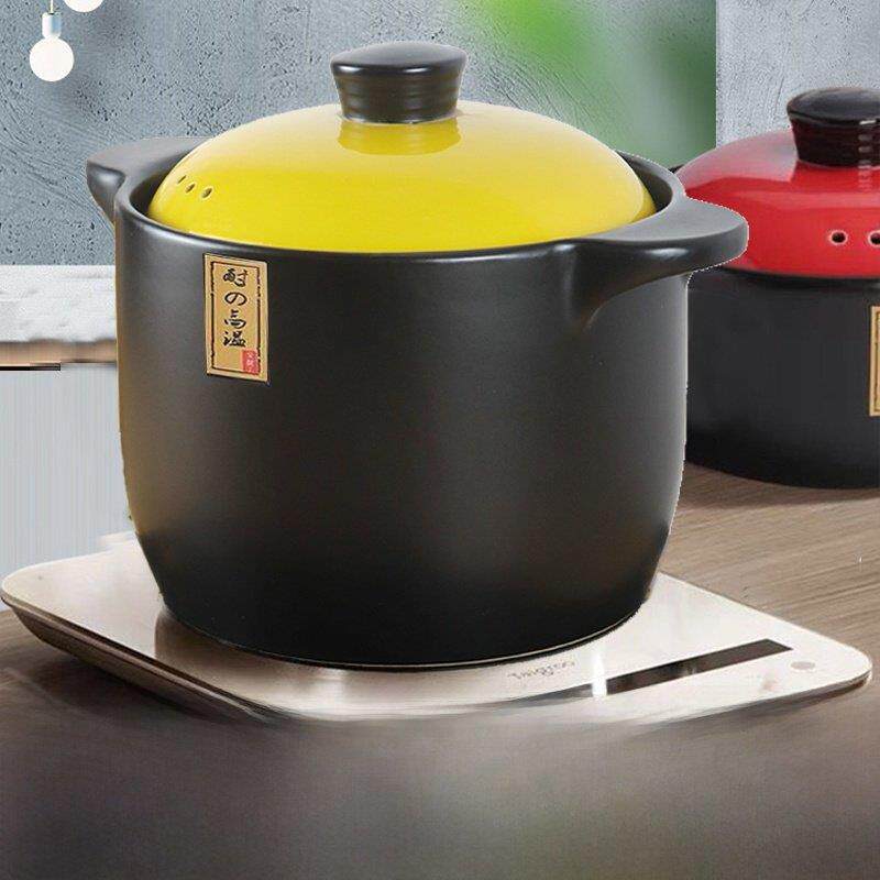 电磁炉明火专用砂锅家用耐高温炖锅煲汤两用瓦罐陶瓷煲沙锅大容量