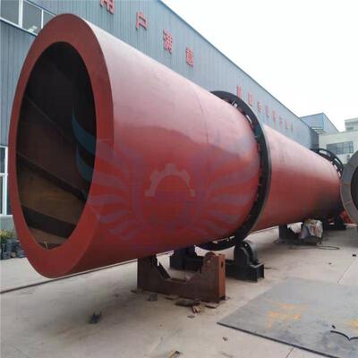 新款大型尾矿用单滚筒煤泥石墨烘干机回转式矿粉气流干燥设备