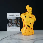 售楼处觉醒者人物大型雕塑轻奢样板房间酒店抽象人像软装 饰品摆件