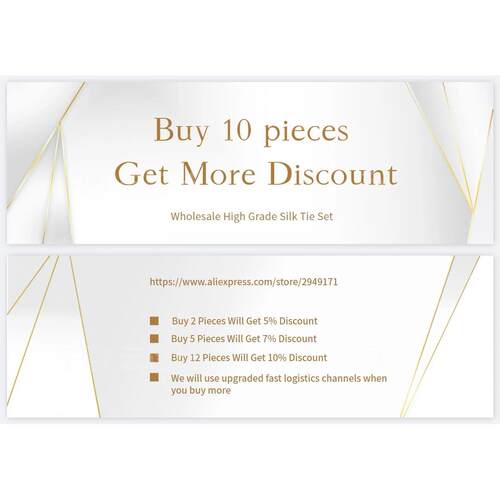 100% Silk Brand Tie Handkerchief Cufflink Set For Men Neckti