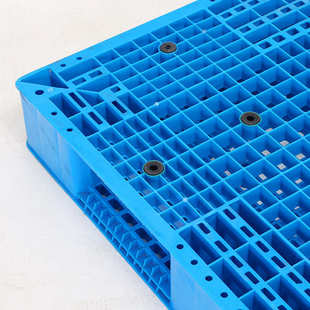 1210网格双面吹塑托盘加厚重型网格塑料卡板防潮网格地垫货板