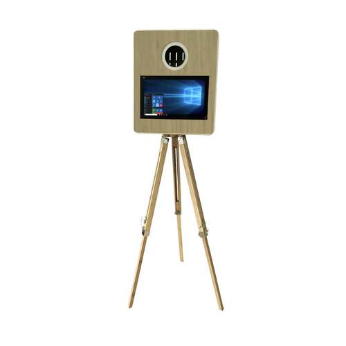 wooden photo booth跨境爆品派对婚礼照相亭selfie photo booth