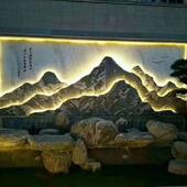 泰假山石石景观石组雪浪石自然026石合山石门牌石园林风景切片