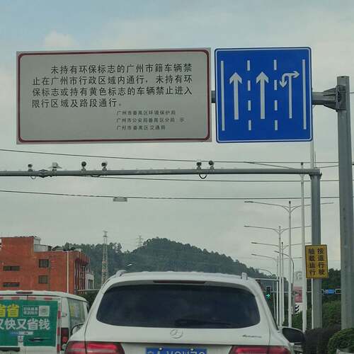 道路交通安全标志杆热镀锌双悬臂杆 交通指示牌F杆双悬臂生产厂家
