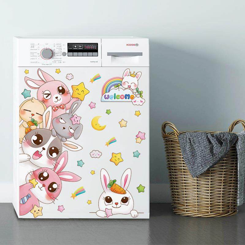 洗衣机翻新改造贴画3d立体卡通创意家具橱柜装饰墙贴纸防水自粘,家居饰品,软装墙贴,淘宝优惠券,粉丝福利购,淘宝优惠卷