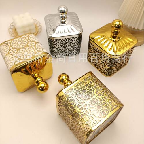 New Light Luxury Decorative Gift Candy Jar Tea Canister Drie