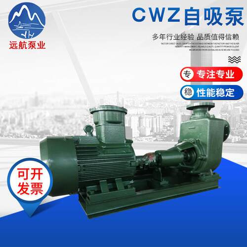 CWZ型船用卧式自吸离心油泵海水自吸船用泵不锈钢耐腐蚀自吸泵