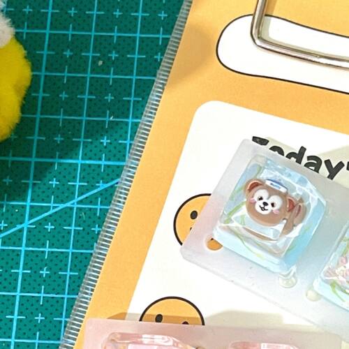 高透键帽硅胶模具免打磨diy手工滴胶翻模定制抖音同款个性化自制