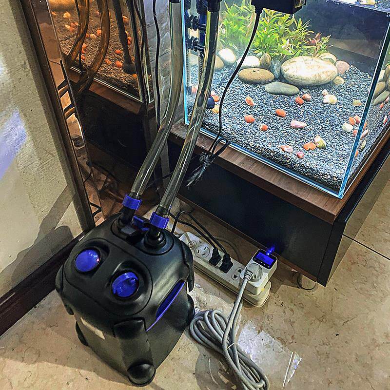 鱼缸过滤器过滤桶鱼缸外置三合一净水静音循环帮浦外挂滤筒草缸小