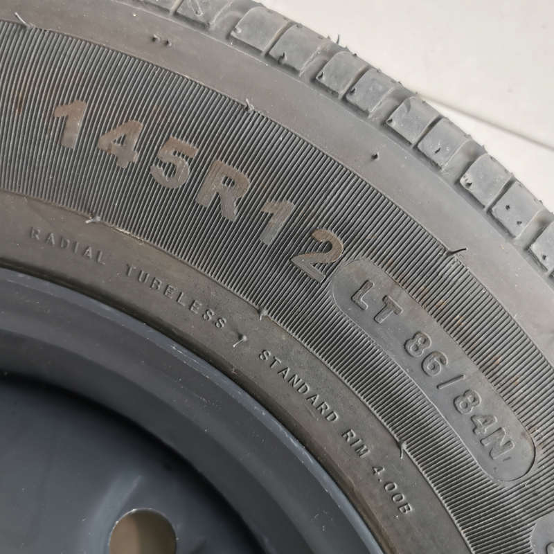 开云皮卡轮胎开云电动皮卡车原厂专用轮胎开云钢轮备胎145R12LT