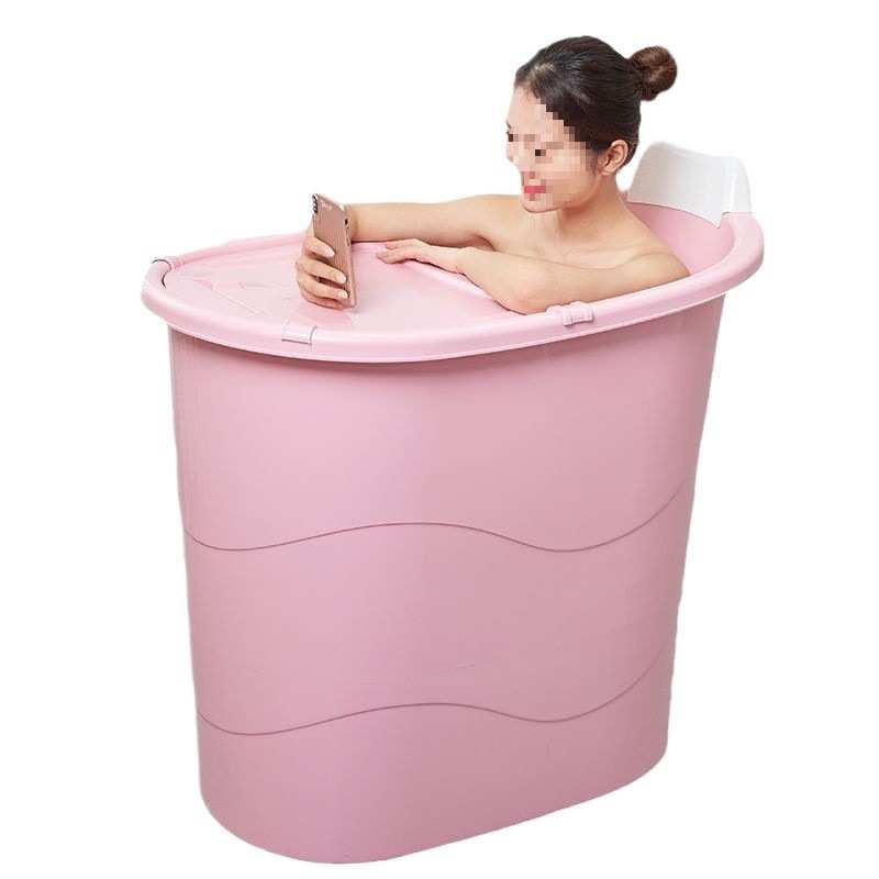 家用小户型泡澡桶成人洗澡桶全身洗澡盆加厚浴桶大人浴盆塑料浴缸