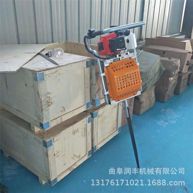 苗木种植断根移树机 汽油小型铲头挖树机 锯齿式断根移树机厂家