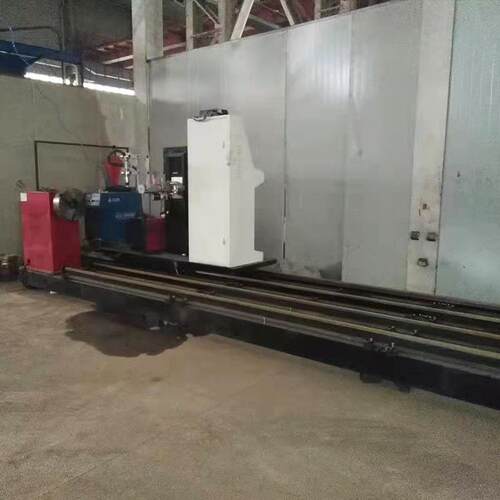 小型不锈钢管切断机圆管割弧割孔机设备割弧割孔割断一体机器