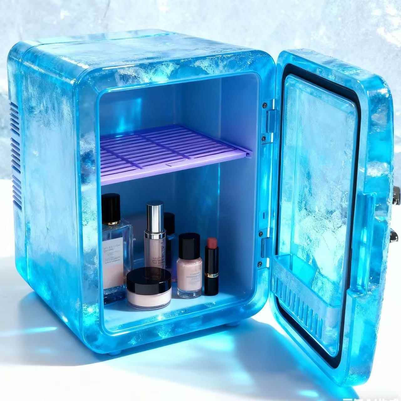 卡丽斯箱塔车无品牌/载冰箱车恒家两用冷藏箱带美妆镜迷你小冰冷