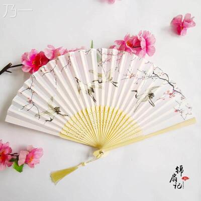 Bamboo Fold Hand Fans Wedding Chinese Fan Children China Ant