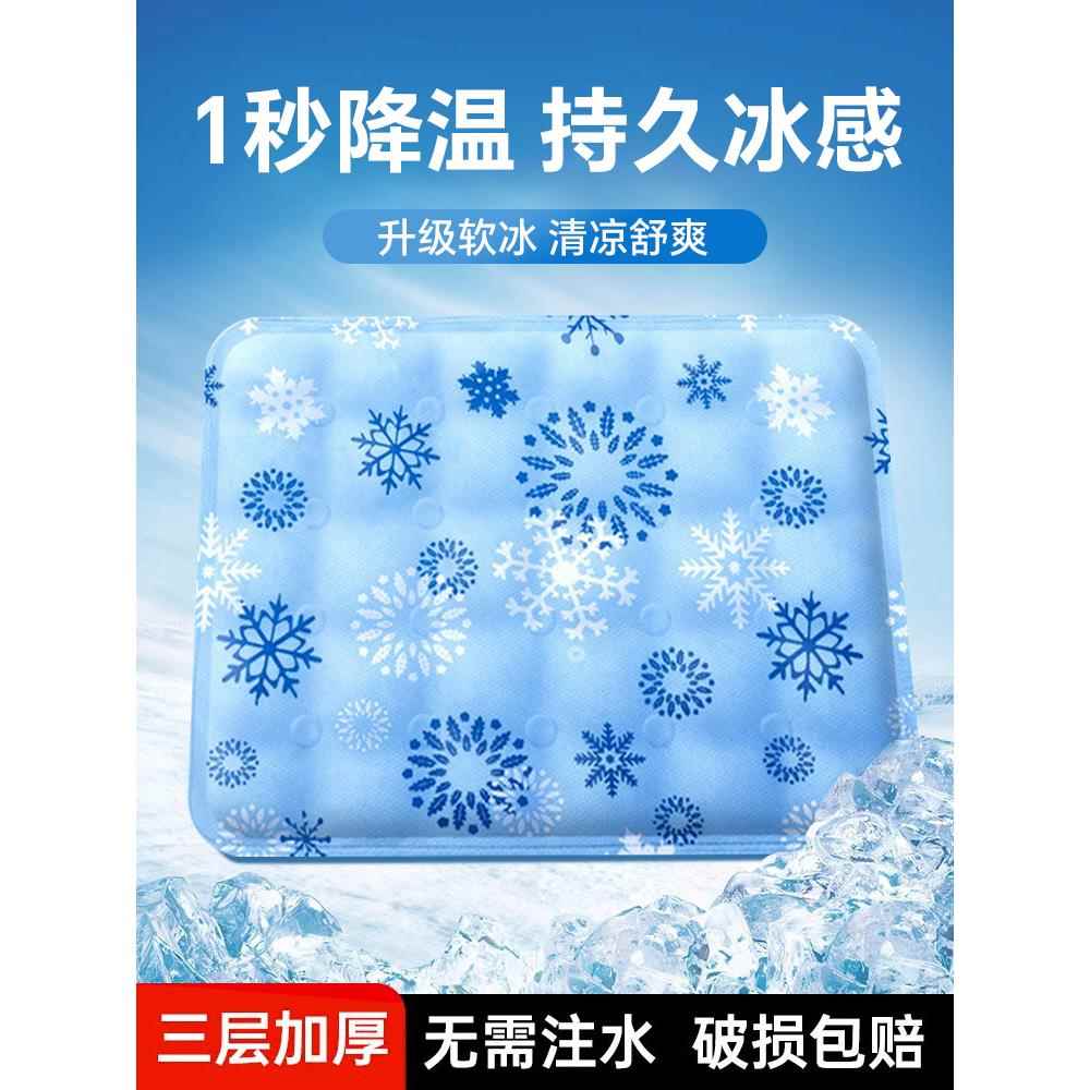 【老爸享测】冰垫坐垫水垫子水床垫宿舍办公室汽车夏季睡觉冰枕头