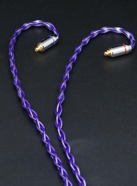 F8股紫色箔丝原装IE00可换插头耳9GBJ机升级线HII音银质