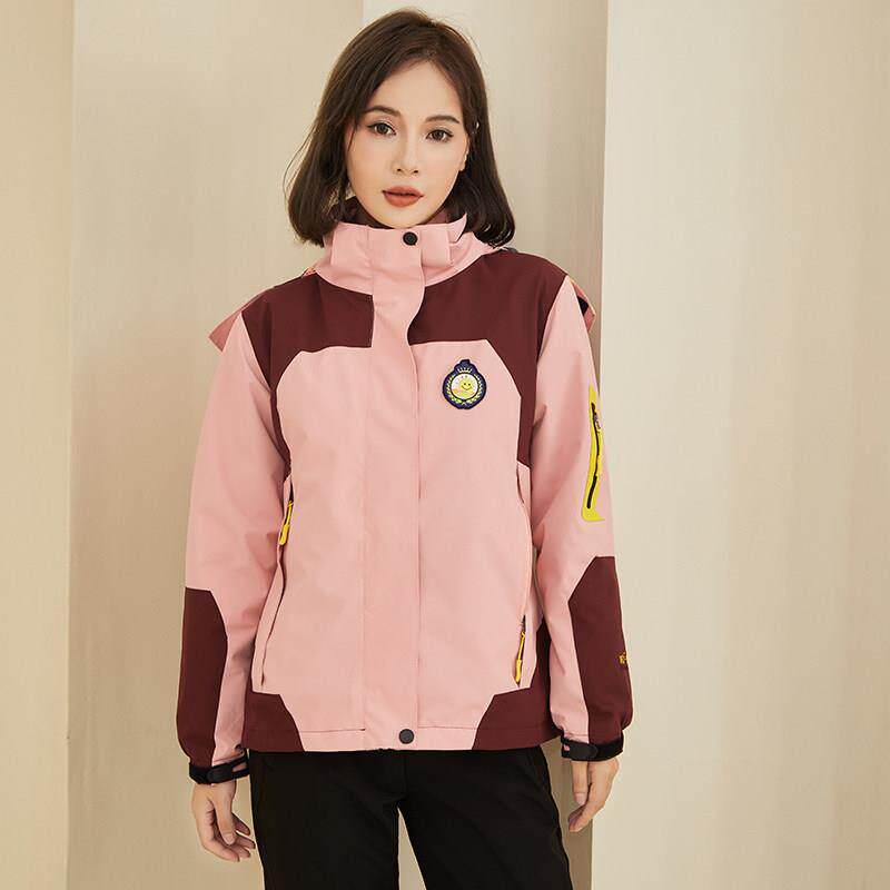 幼儿园老师园服春秋新款冲锋衣三合一加厚外套幼师套装教师工作服