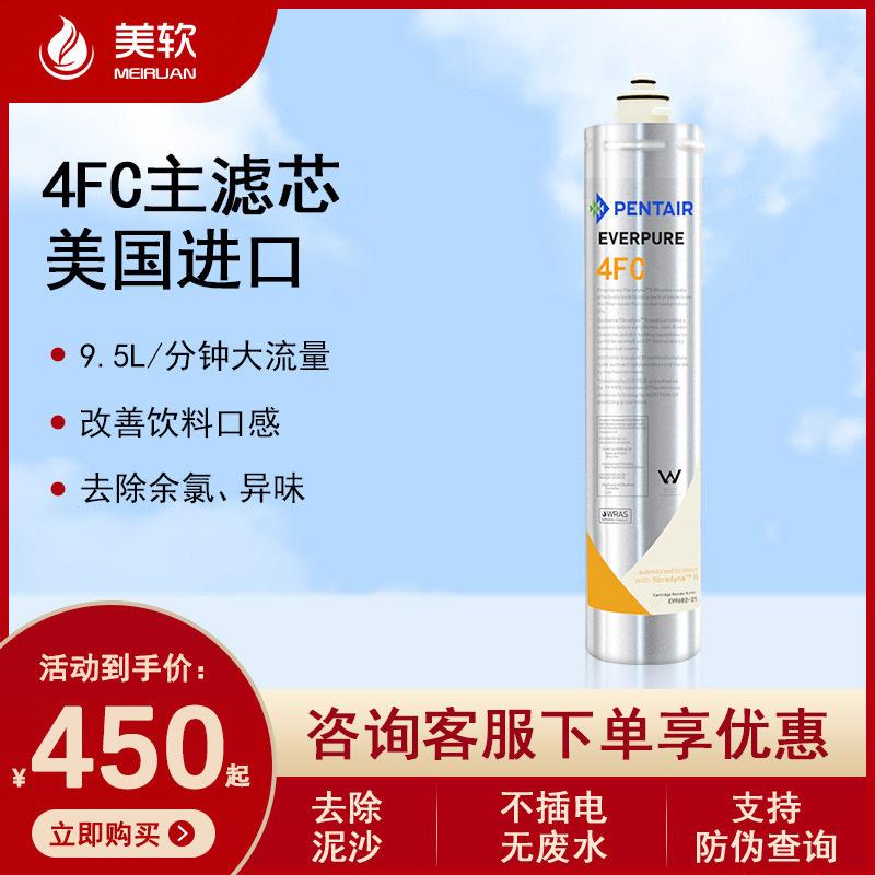 美国爱惠浦净水器滤芯厨房直饮水龙头过滤器进口通用主滤芯4FC