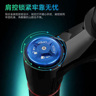 TANKE碳客山地车气压前叉38林道Trai避震160/180行程阻尼桶轴气叉