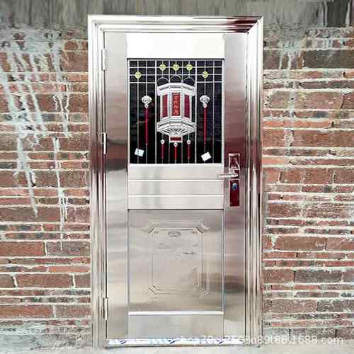 现货秒发304不锈钢门单门防盗门家用农村入户大门进户工程门