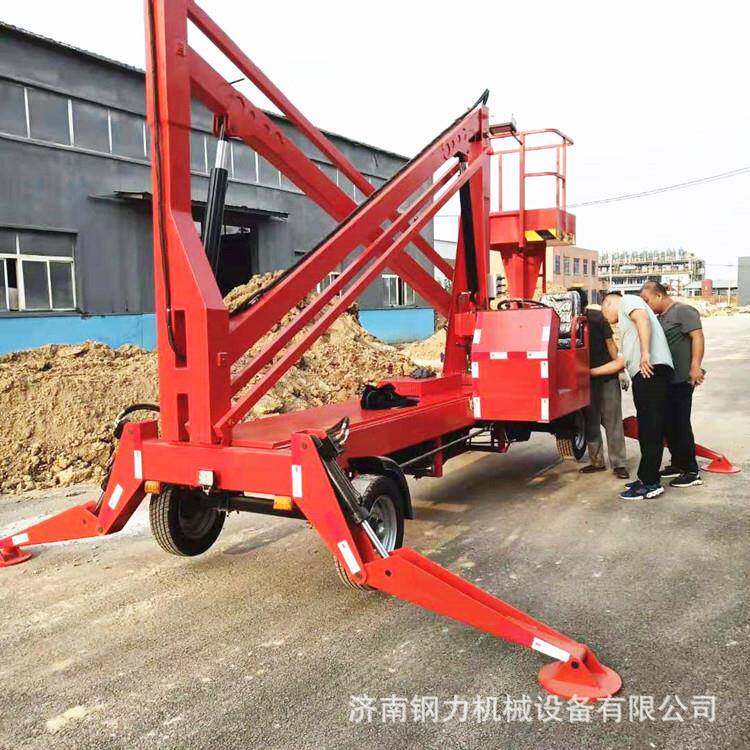 移动旋转升降平台柴油电源高空作业车8-16m曲臂式升降机