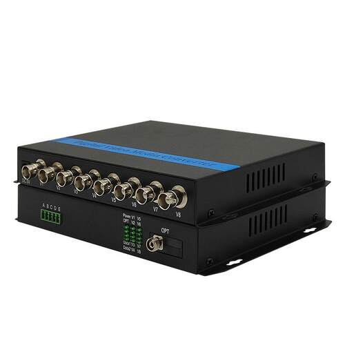 2路/4路/8路11V1D6路/2路模拟视频光端数字+1路5数据视频4光8端机