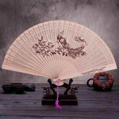 Chinese souvenir China traditional wood fan tourist gift