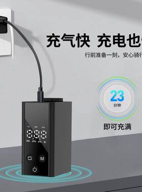 能测胎压智检迷你自车SP-AP-10行打气泵便携式充气泵篮球足球排球