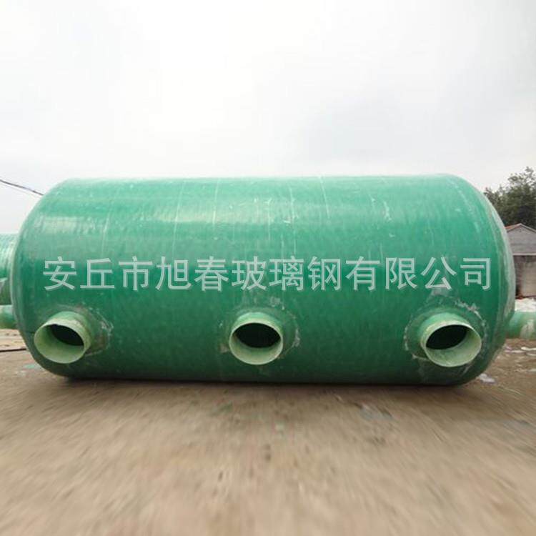 厂家玻璃钢化粪池 新型加固玻璃钢化粪池农村家用50立方化粪池