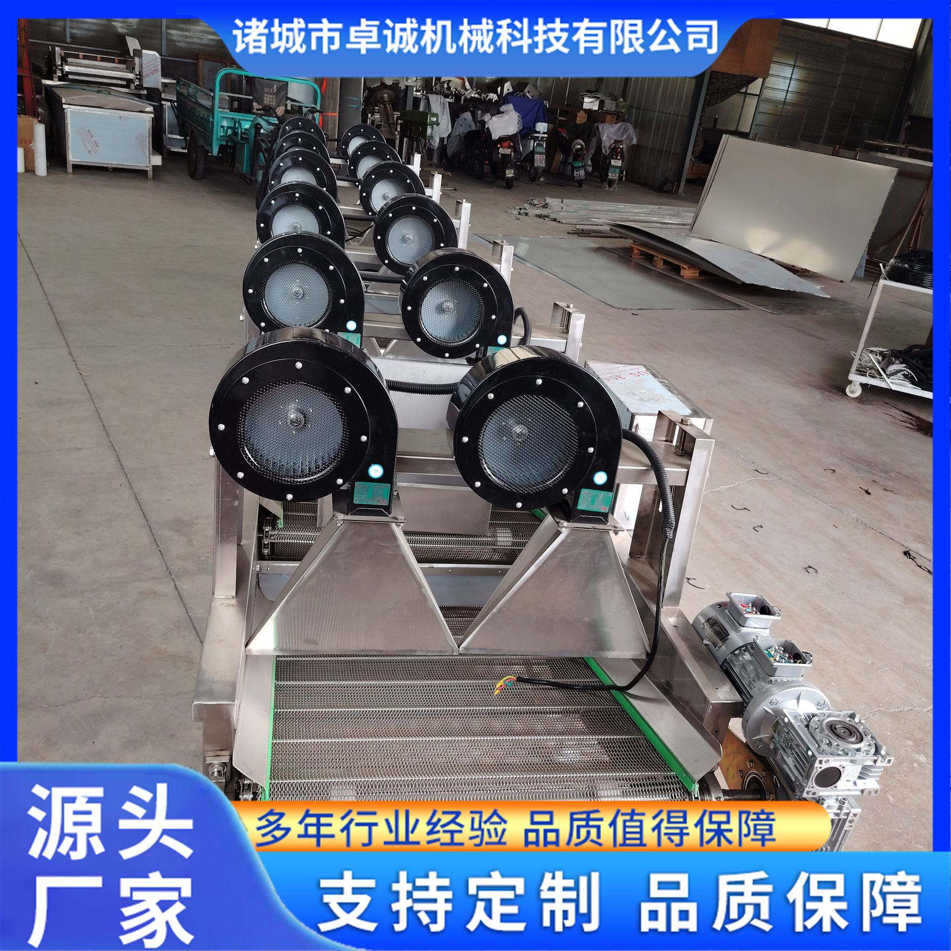 山楂清洗风干流水线全自动水果蔬清洗风干机叶菜类沥干燥脱水机