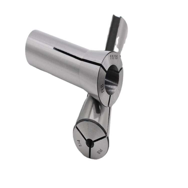 铣床索咀R8筒夹 R8弹簧夹 夹头粗牙细牙 3-20套装单数分数现货