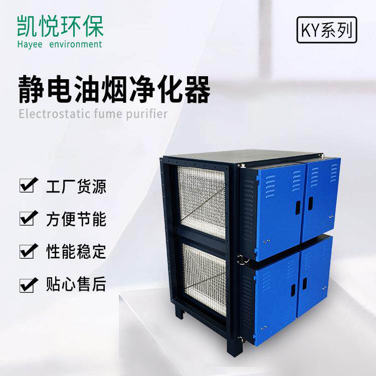 静电油烟净化器工业油烟净化装置工厂油烟废气收集净化装置