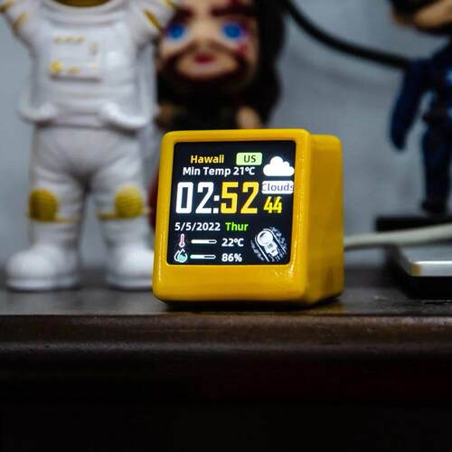 Small Portable Smart Wifi Weather Station Display Weather Te