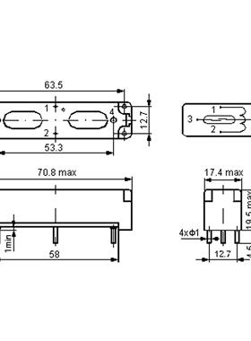 供应SZFAST高压干簧继电器 高压舌簧继电器 FRR-66H7500-1A24