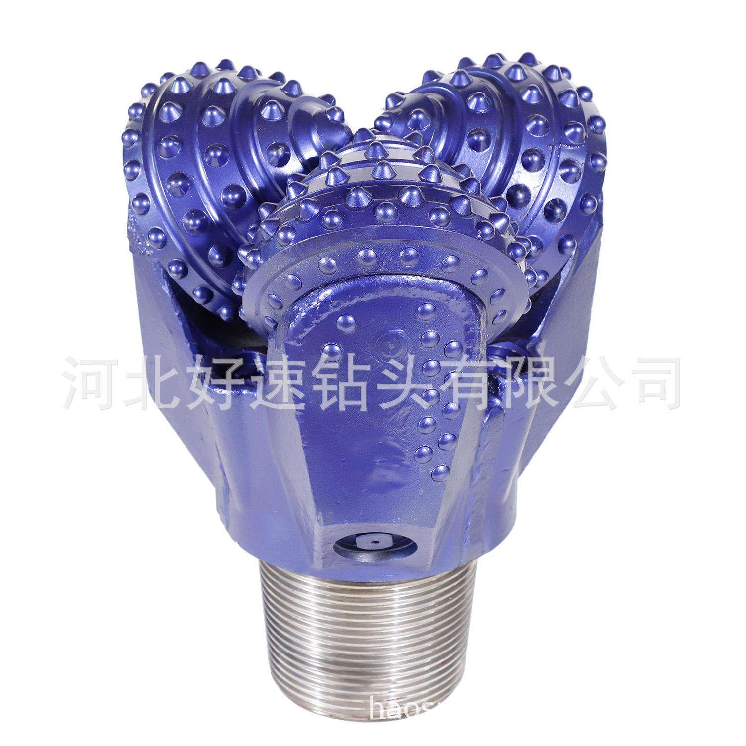打井用的牙轮钻头311mm-637齿形 60-120兆帕岩石用三牙轮镶齿钻头