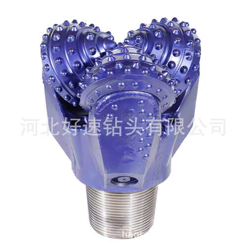 打井用的牙轮钻头311mm-637齿形 60-120兆帕岩石用三牙轮镶齿钻头