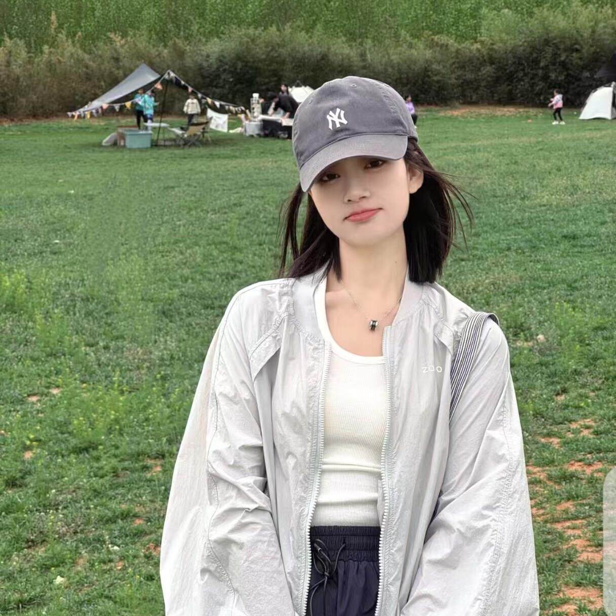 棒球帽假发一体女短直发韩版百搭显脸小鸭舌帽大头围遮阳防晒光头