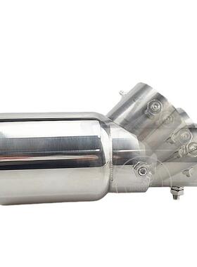 汽车弯头不锈钢尾喉63-89mm多向可调节不锈钢尾喉排气消声器尾嘴