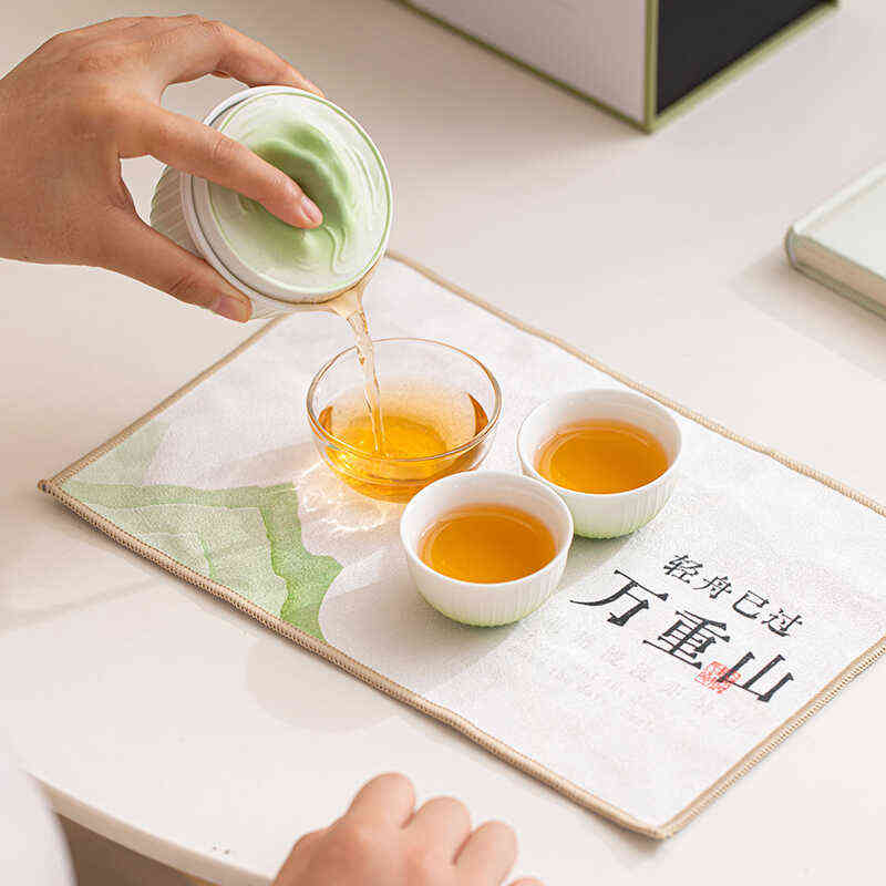 旅行茶具套装一壶二杯陶瓷快客杯户外露营泡茶壶便携收纳包伴手礼图片